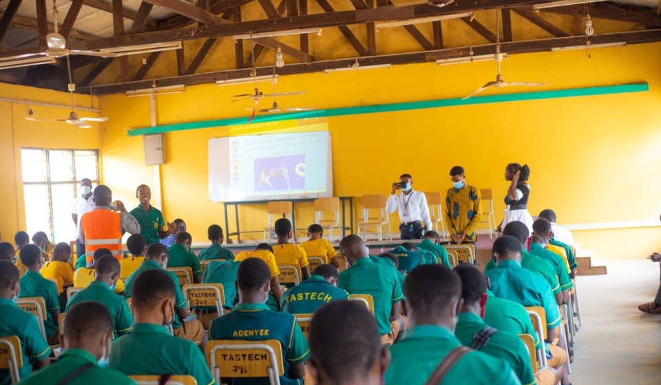 SPE UENR Energy4me Outreach at Twene Amanfo SHTS